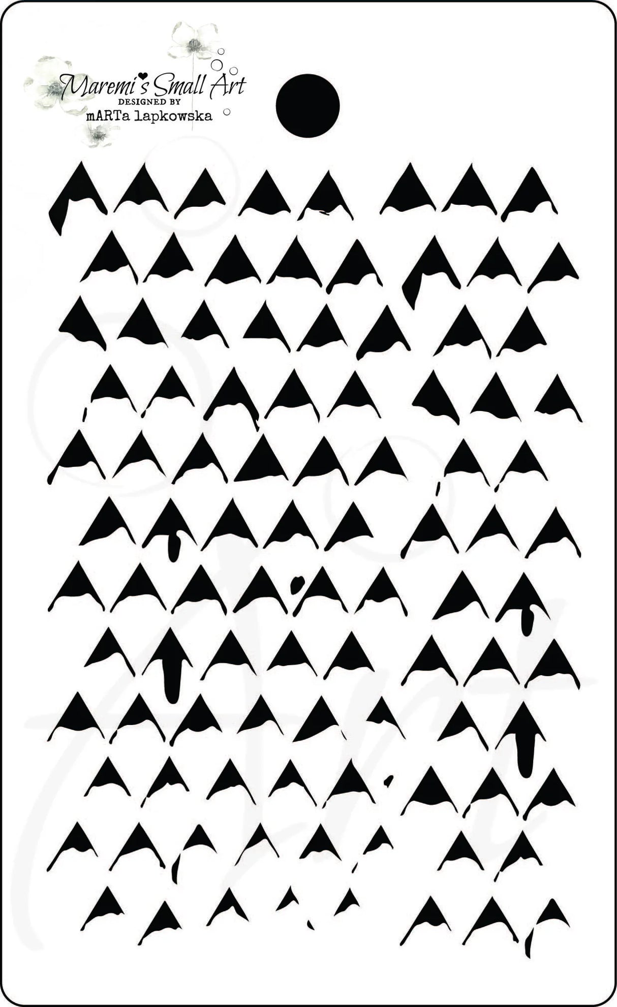 Maremi's Tag Stencil 'TRIANGLE'