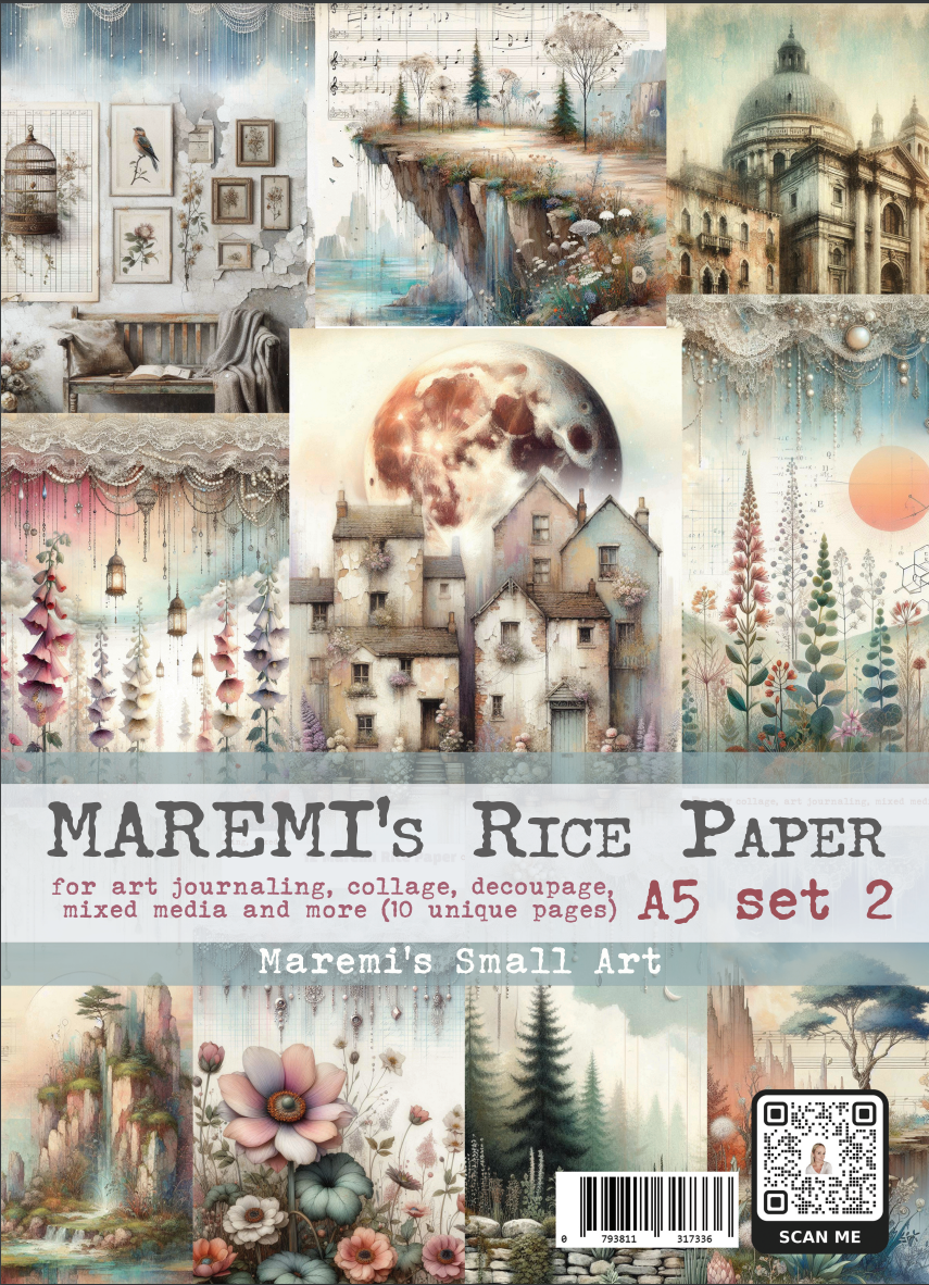 Maremi's Small Art Rice Paper set 2 A5