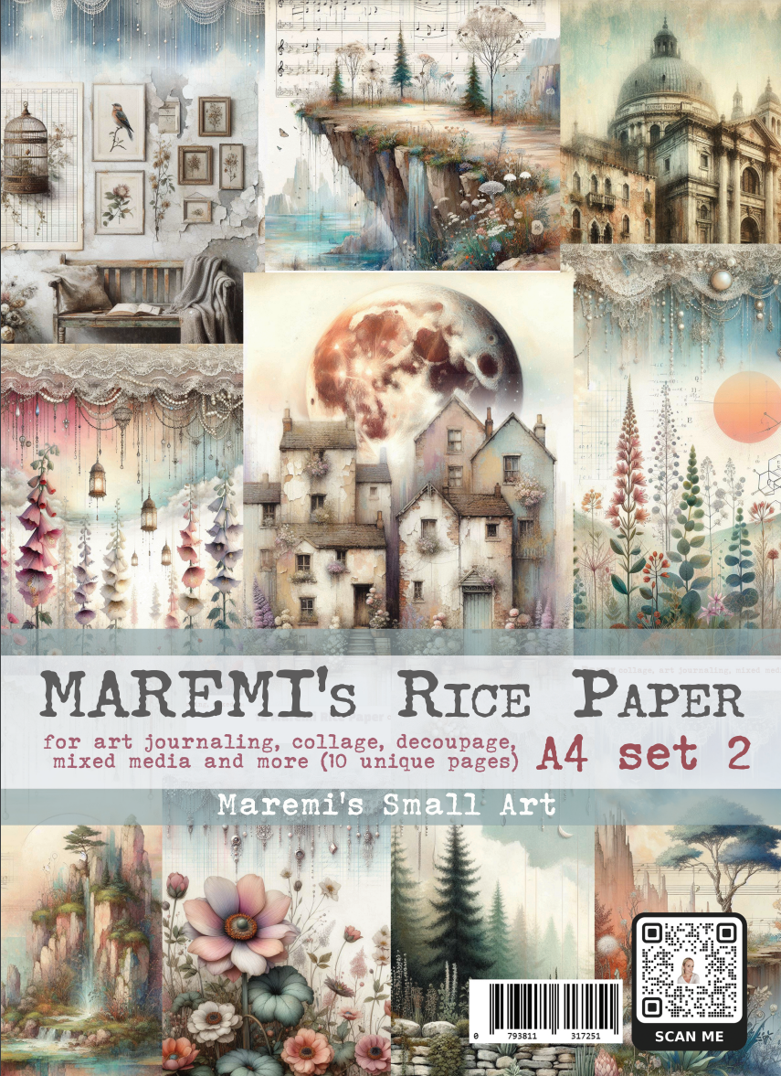 Maremi's Small Art Rice Paper set 2 A4