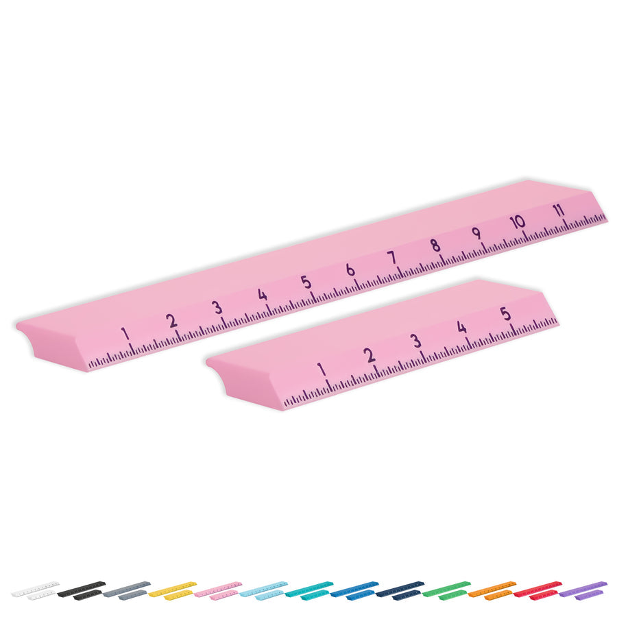 Glassboard Studio MegaMag Ruler Bundle - 6 and 12 inch
