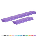 Glassboard Studio MegaMag Ruler Bundle - 6 and 12 inch