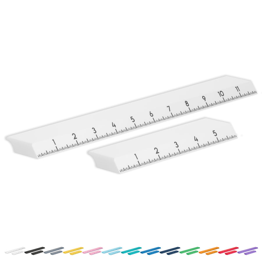 Glassboard Studio MegaMag Ruler Bundle - 6 and 12 inch