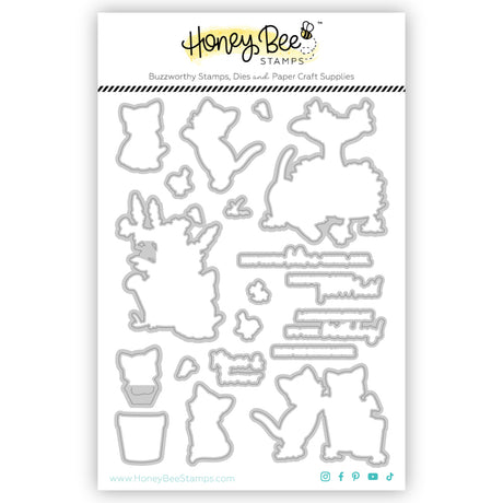 Honey Bee Stamps Meow & Furever - Coordinating Honey Cuts