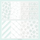 Concord & 9th Merry Mix Stencil Pack (6 qty; 6 x 6)