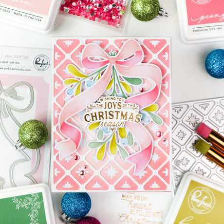 Pinkfresh Studio Treasured Greetings press plate