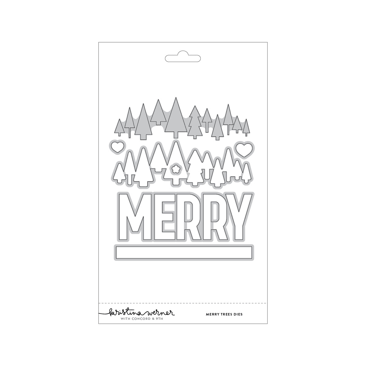 Concord & 9th Merry Trees Dies (set of 7)