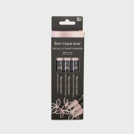 Spectrum Noir Metallic Paint Marker Blush (3pcs) (MTPM-BLU3)