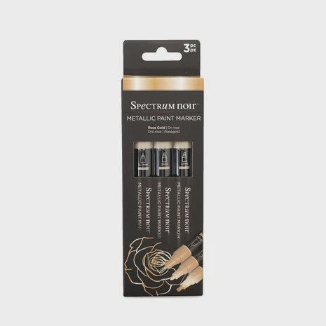 Spectrum Noir Metallic Paint Marker Rose Gold (3pcs) (MTPM-ROS3)