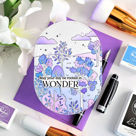 Pinkfresh Studio Rooted in Wonder stamp & Die Bundle