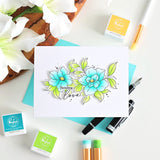 Pinkfresh Studio Floral Daydream stamp, Die and Stencil Bundle