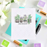 Pinkfresh Studio Flower Market stencil & Die Bundle