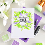 Pinkfresh Studio Wild Meadow Wreath die/ Stencil Bundle