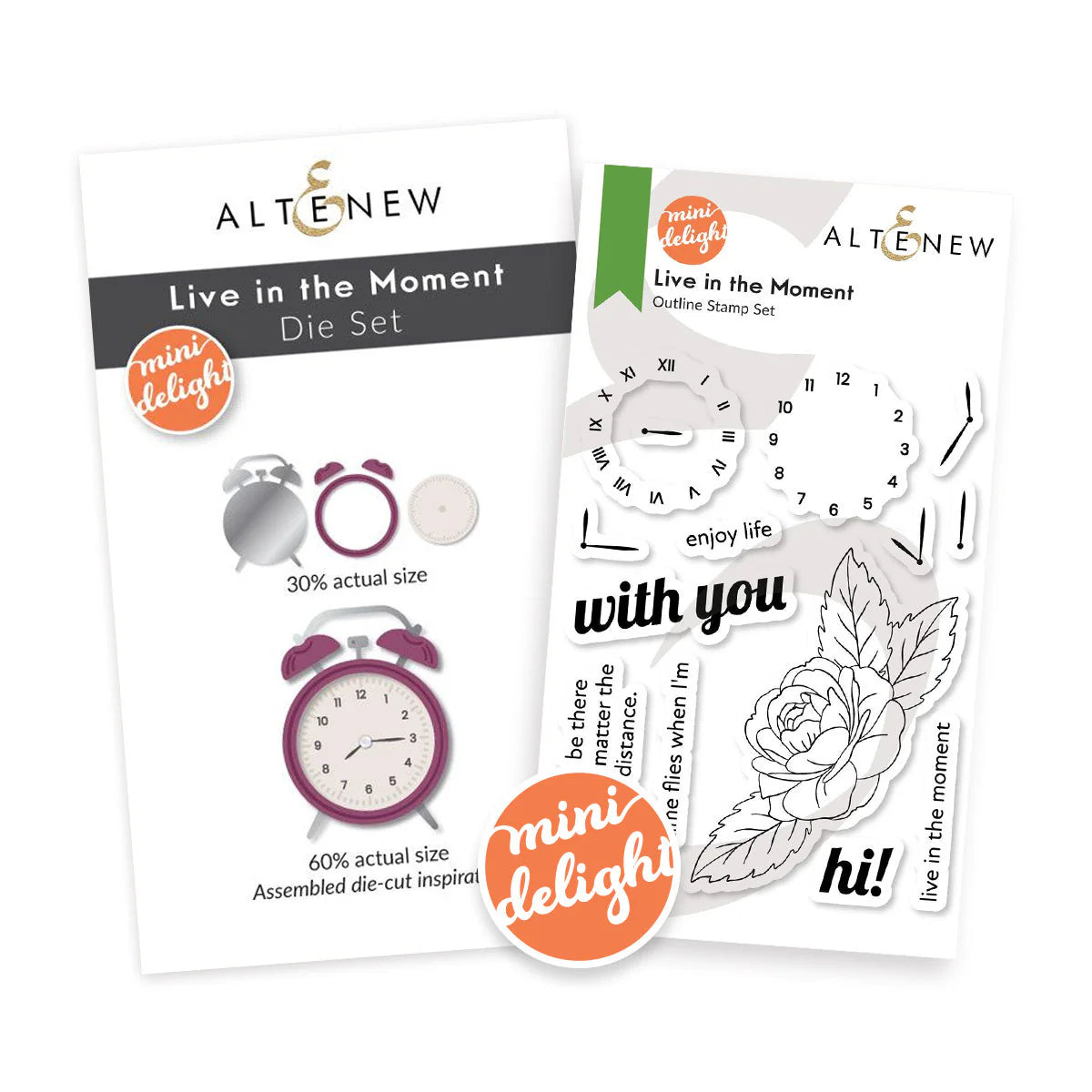 Altenew Mini Delight: Live in the Moment Stamp & Die Set