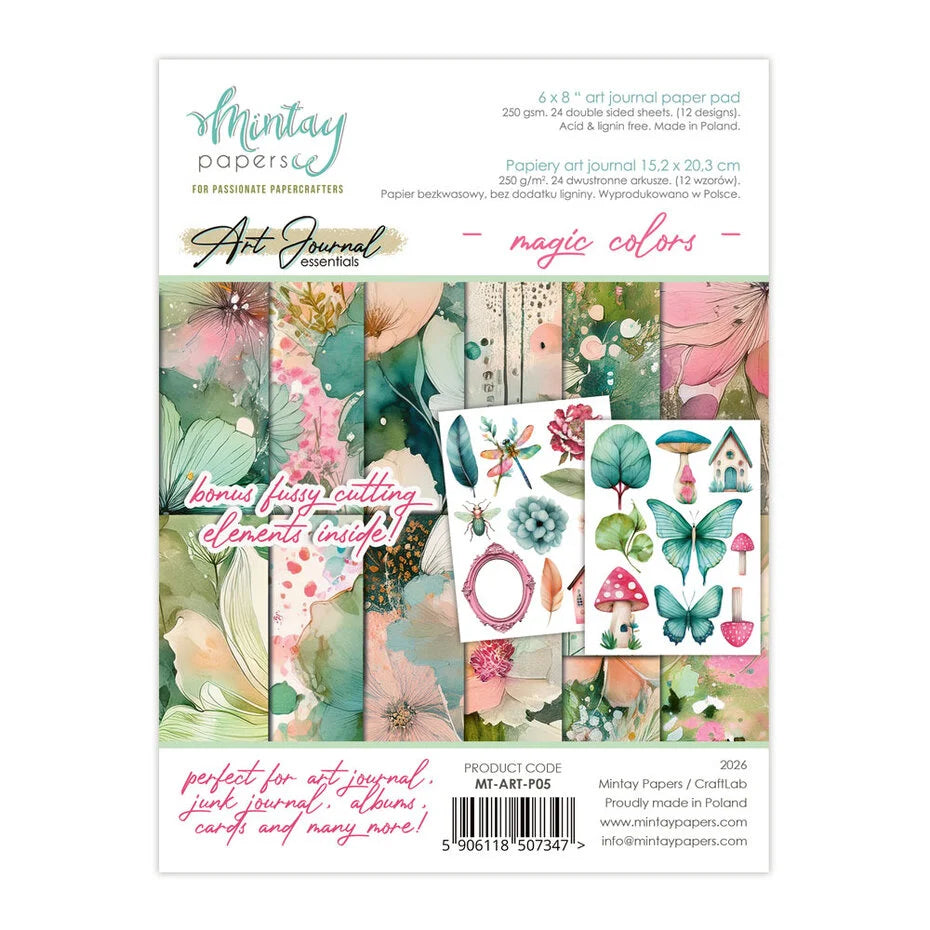 Mintay Art Journal Paper Pad 6x8 Inch Magic Colors (MT-ART-P05)