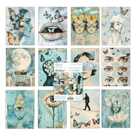 Mintay Art Journal Paper Pad 6x8 Inch Surreal Flight - MT-ART-P12