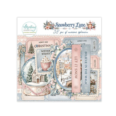Mintay Snowberry Lane Paper Ephemera (38pcs)