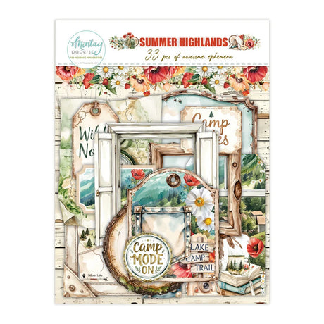 Mintay Summer Highlands Paper Ephemera (33pcs)