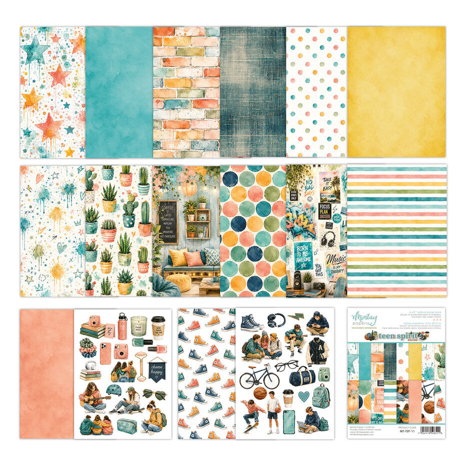 Mintay Teen Spirit 6x8 Inch Add-On Paper Pack - MT-TSP-11