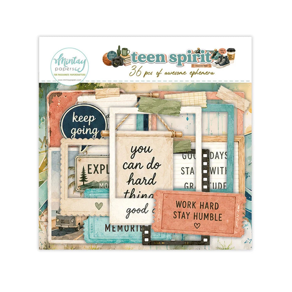 Mintay Teen Spirit Paper Ephemera (36pcs) - MT-TSP-LSCE