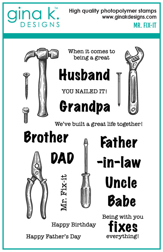 Gina K Designs BUNDLE- Mr. Fix-it
