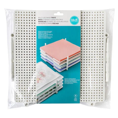 We R Makers Multi-Use Paper Trays (Inc. 4 Trays and 16 Pegs) (20 Piece) (60000916)