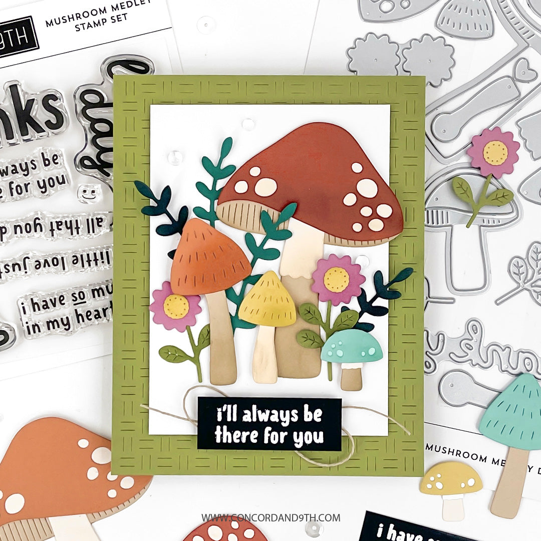 Concord & 9th Mushroom Medley Stamp Set (4 x 4)