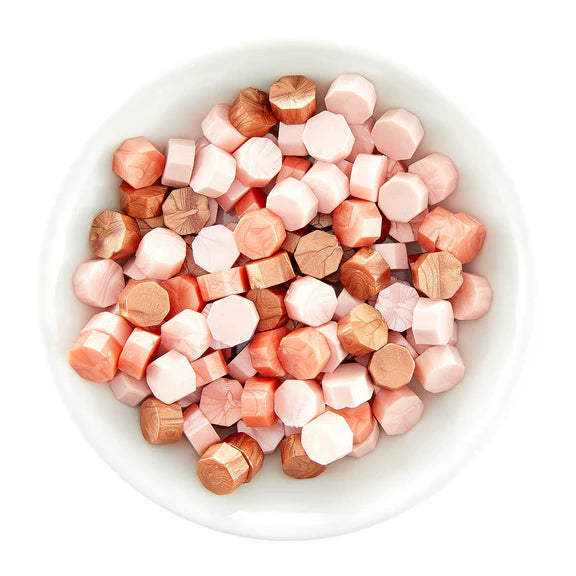 Spellbinders Must-Have Wax Bead Mix Coral from The Sealed by Spellbinders Collection