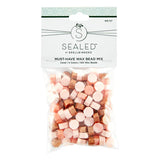 Spellbinders Must-Have Wax Bead Mix Coral from The Sealed by Spellbinders Collection