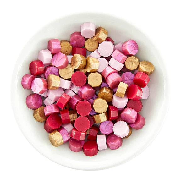 Spellbinders Must-Have Wax Bead Mix Pink from The Sealed by Spellbinders Collection