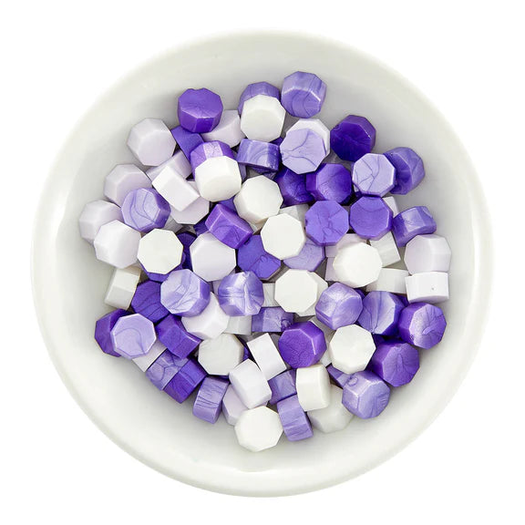 Spellbinders Must-Have Wax Bead Mix Purple from The Sealed by Spellbinders Collection