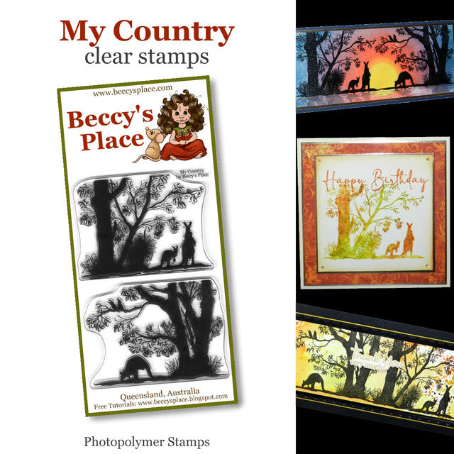 Beccy's place My Country clear stamps