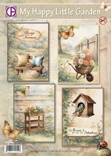 Creatief Art My Happy Little Garden Card Kit (RE2530-0191)