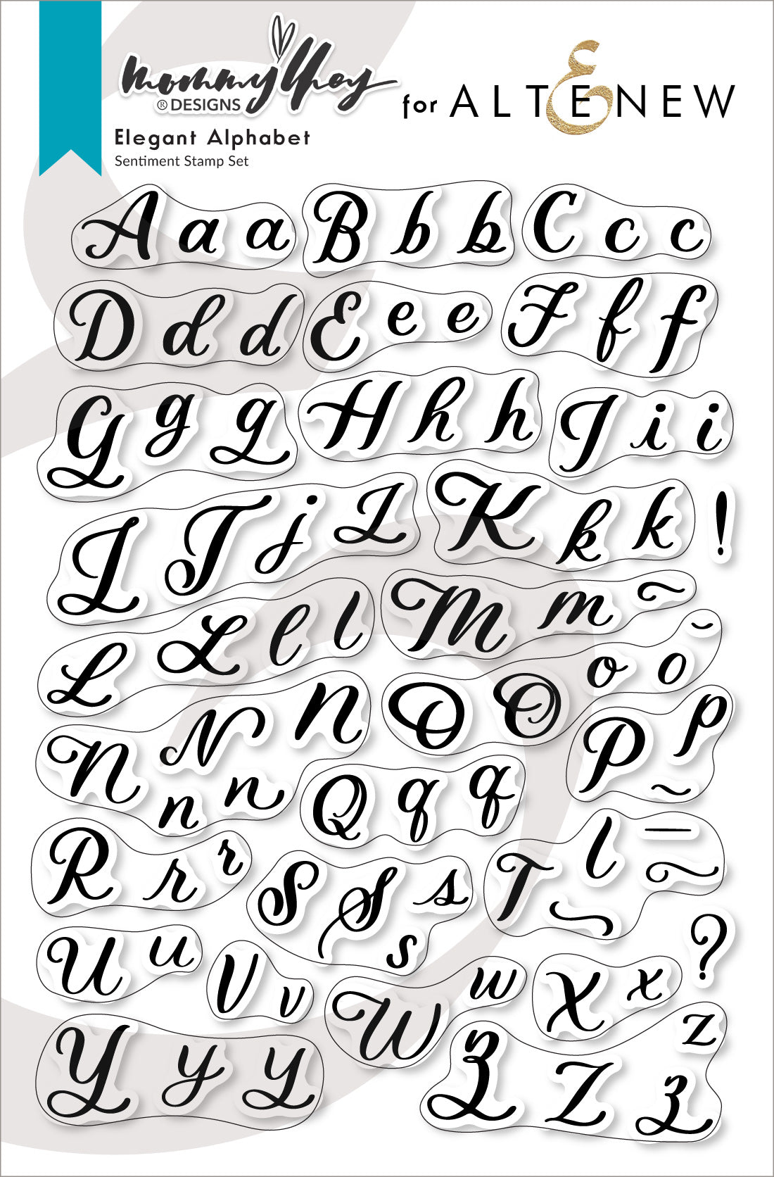 Altenew Elegant Alphabet Stamp Set