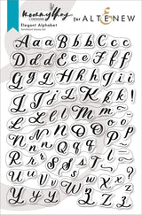 Altenew Elegant Alphabet Stamp Set