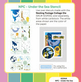 Waffle Flower NPC - Under the Sea Stencil (422464)