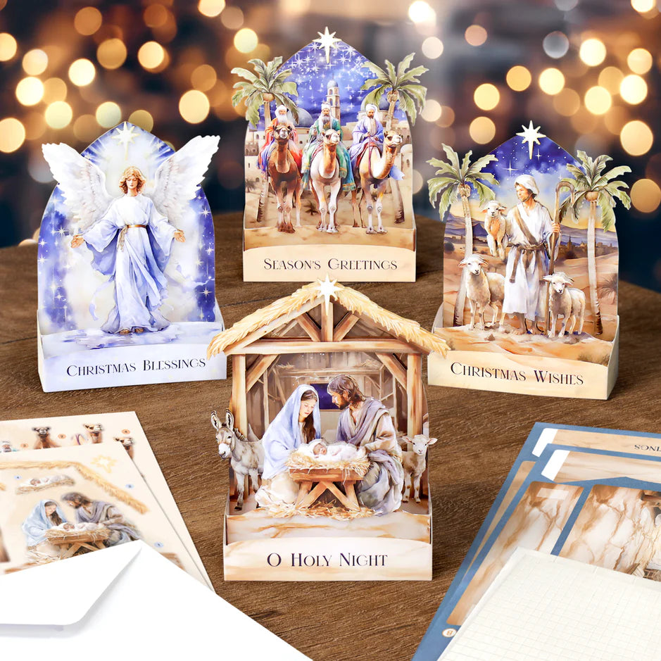 Katy Sue Designs Nativity Scenes Pop Up Card Making Kit