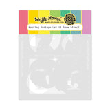 Waffle Flower Crafts Nesting Postage Collage Let it Snow Stencil