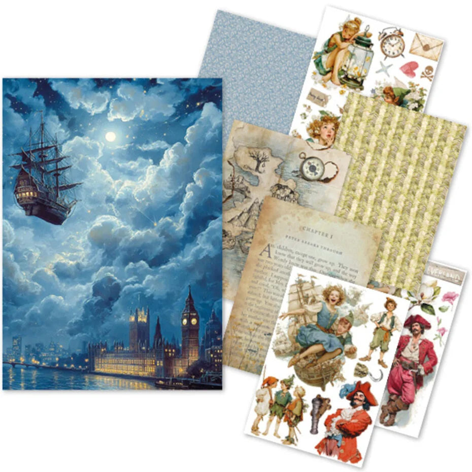 Ciao Bella Neverland A5 Rice Paper Mixed (8pcs) (CBRS032)