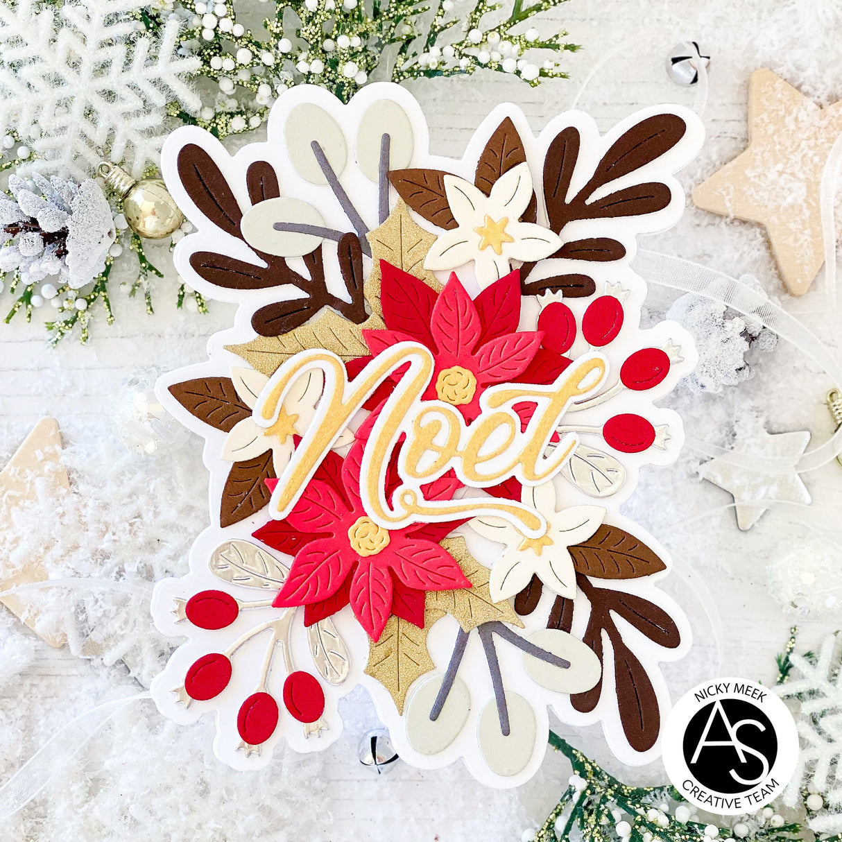 Alex Syberia Designs Christmas Bouquet Die Set