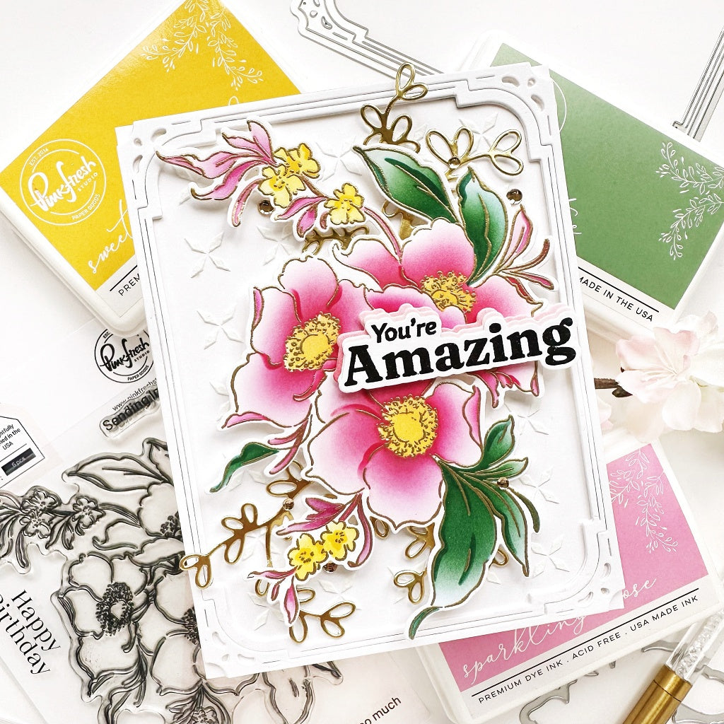 Pinkfresh Studio Nothing but the Best stencil/die Bundle