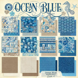 Graphic 45 Ocean Blue — Keepsake Kit with Exclusive Metal Die-Set