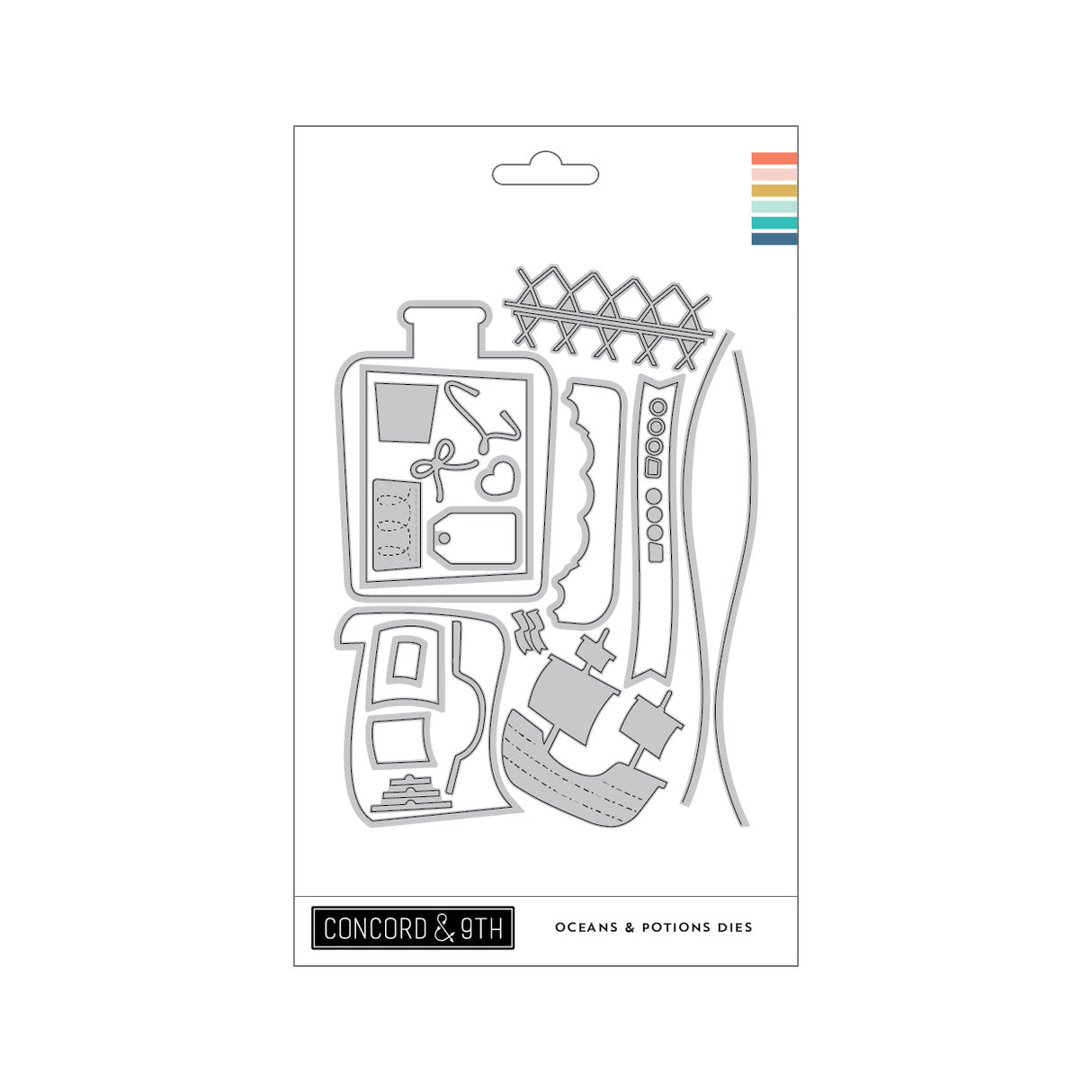 Concord & 9th Oceans & Potions Stamp Set (6 x 6) / Die Bundle