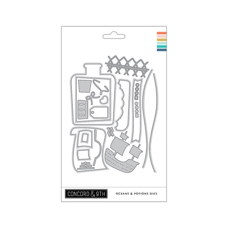Concord & 9th Oceans & Potions Stamp Set (6 x 6) / Die Bundle