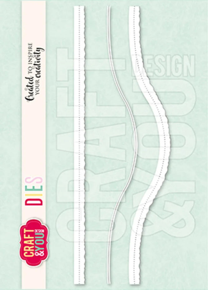 Craft & You Design Old Frame Borders Dies (CW365)