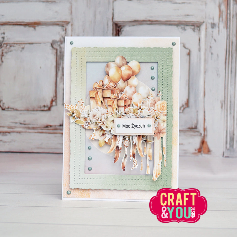 Craft & You Design Old Photo Frame Dies (CW364)