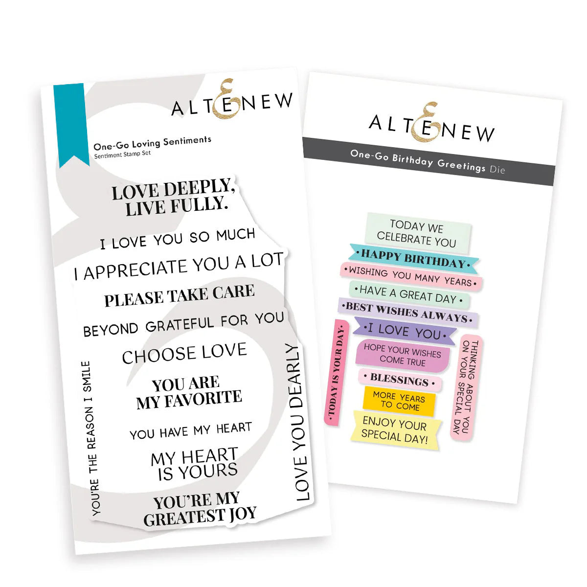 Altenew One-Go Sentiments Bundle