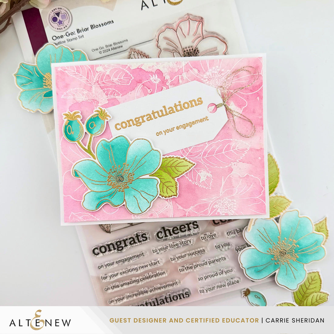 Altenew One-Go: Briar Blossoms - Complete Bundle - ALT10604BN