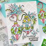 Pinkfresh Studio Seasonal Sprigs stamp die stencil washi bundle