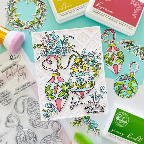 Pinkfresh Studio Celestial Quilt coverplate die