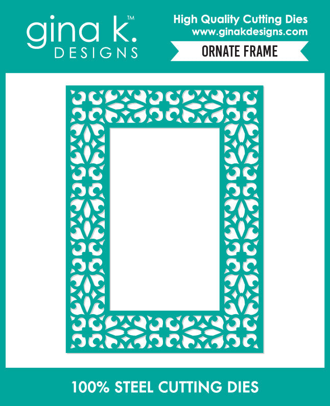 Gina K Designs DIE – Ornate Frame Die